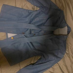 Jean button down small women’s shirt